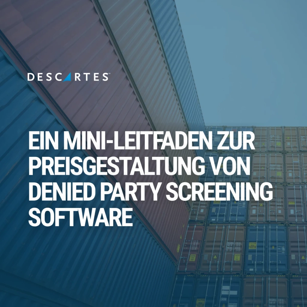 Ein Mini-Leitfaden zur Preisgestaltung von Denied Party Screening Software